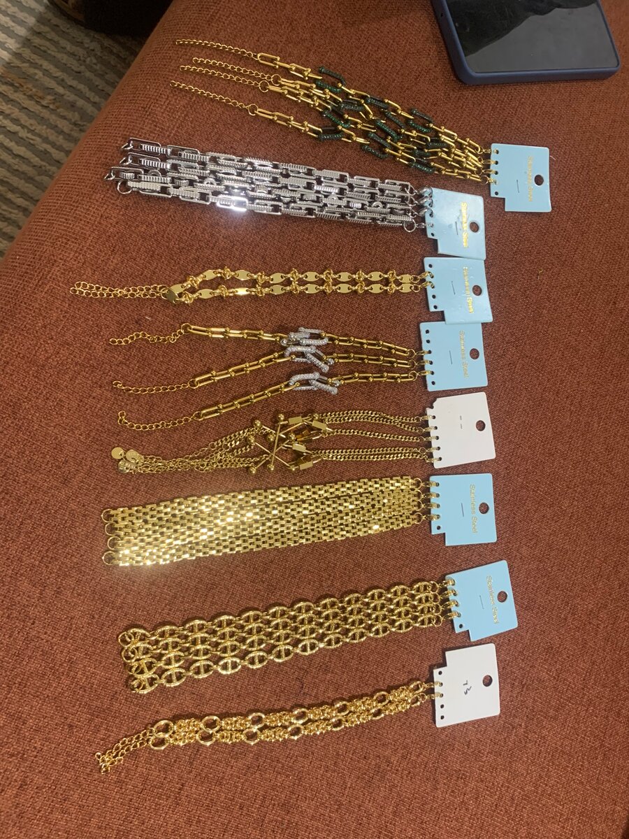 Bracelet or plaquer et argenté