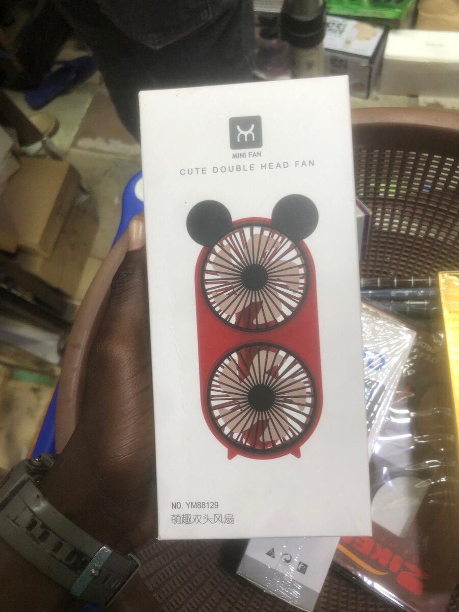Mini Ventilateur Double Tête Portable