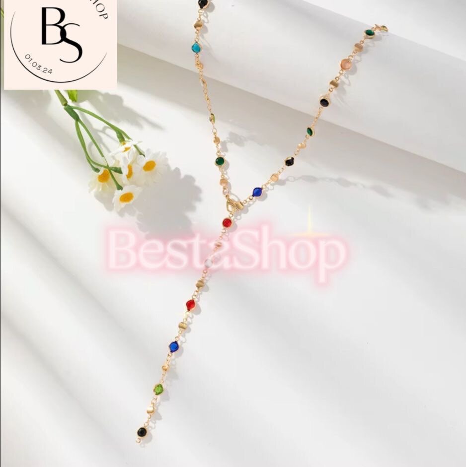 Collier multicolore élégant