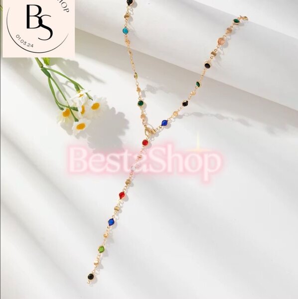 Collier multicolore élégant