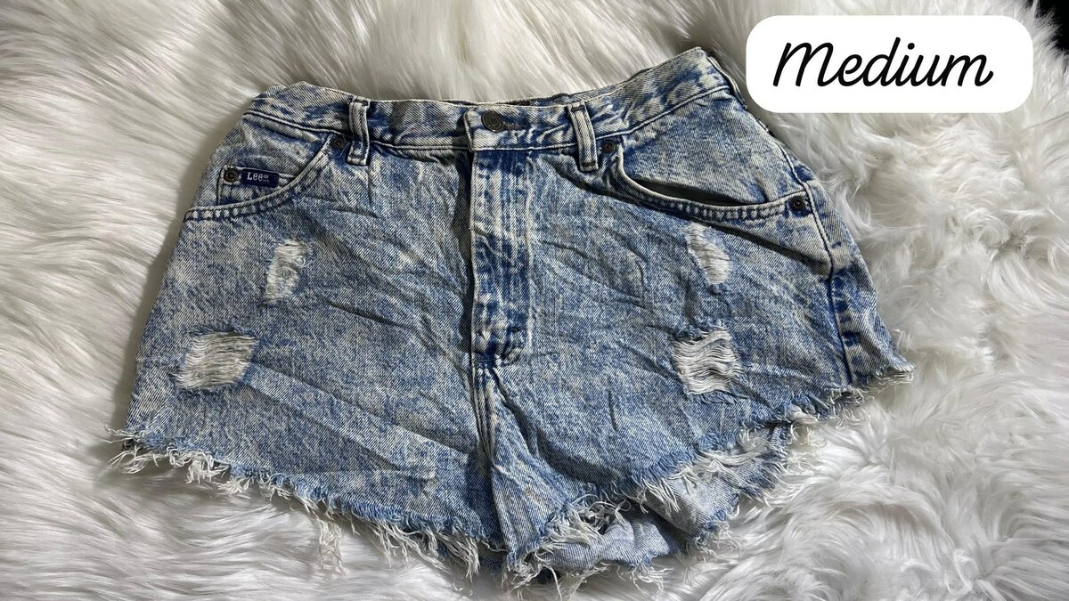 Denim shorts