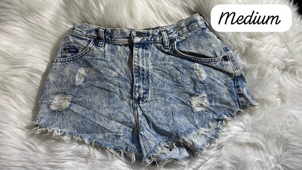 Denim shorts