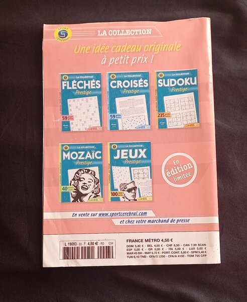 Livret Mots Croisés Niveau 3/4