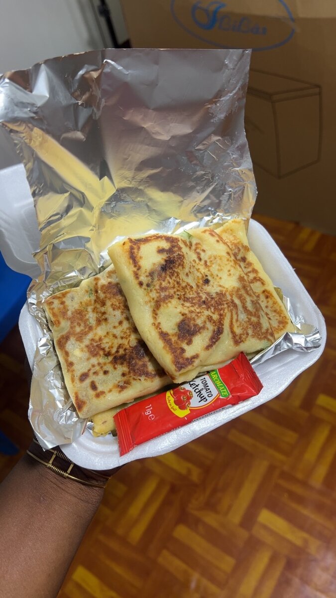 Crêpe viande hachée fromage