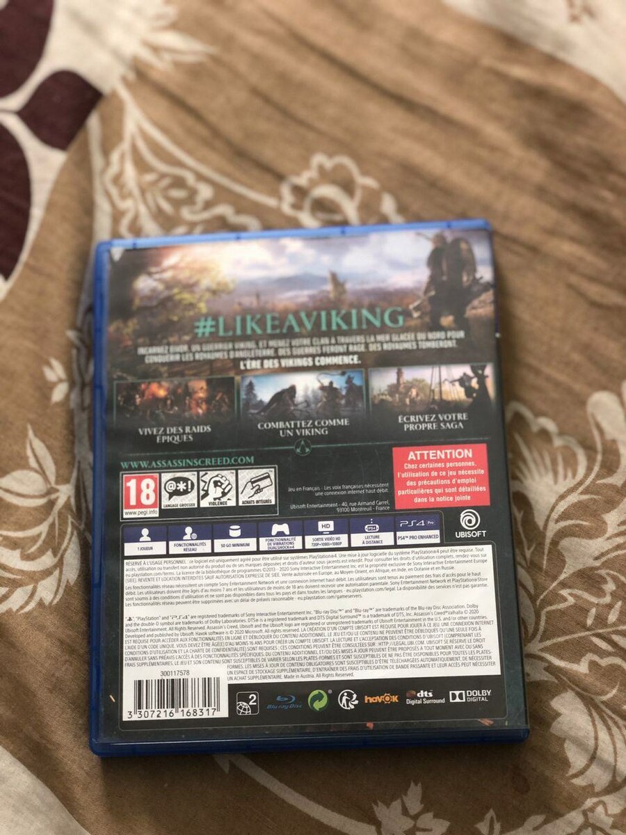 CD de jeux sur PS4 Assassin Creed Walhalla