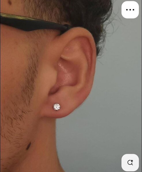 Boucles d'oreilles en diamant