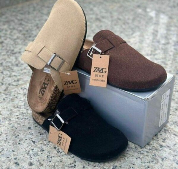 Chaussures confort en daim