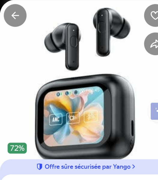 Écouteurs sans fil ANC