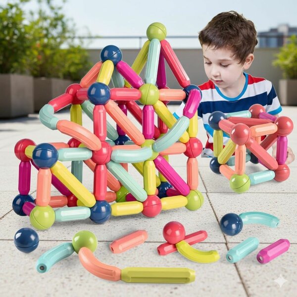 Ensemble de construction magné