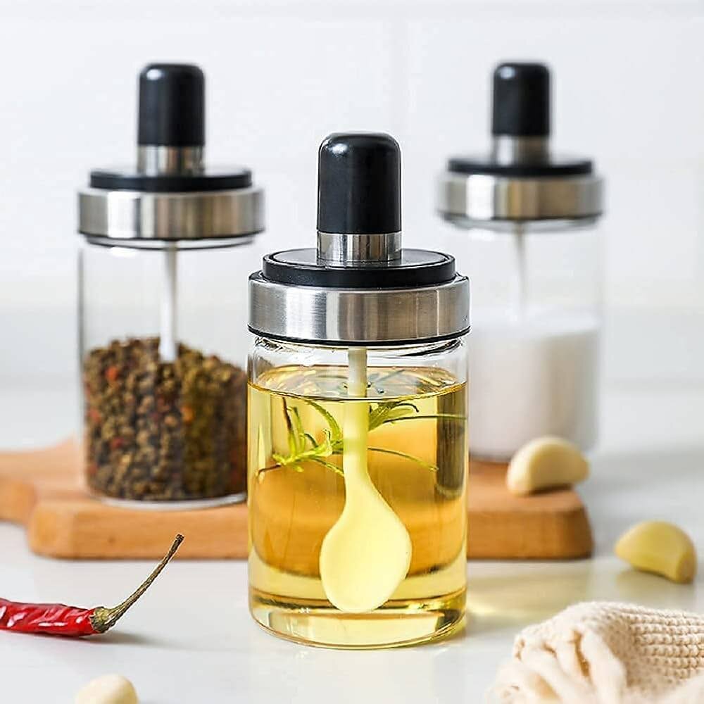 BOCAL À ÉPICES AVEC CUILLÈRE