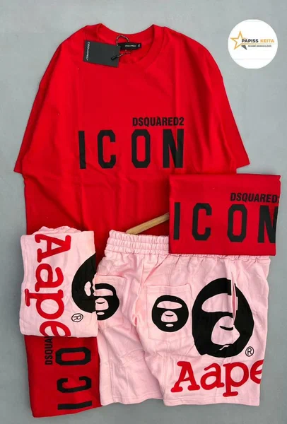 T-shirt et Short AAPE Icon