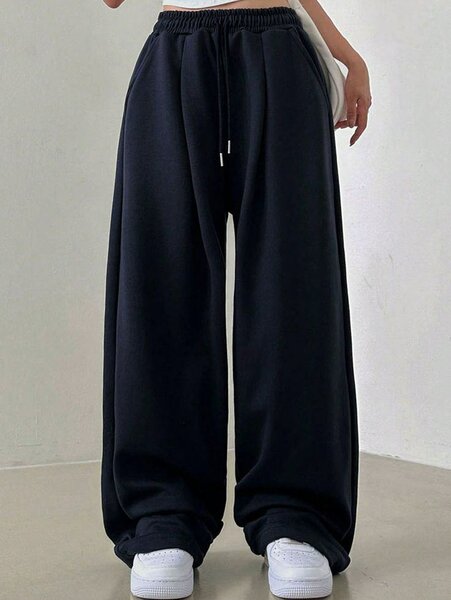 Pantalon ample noir femme