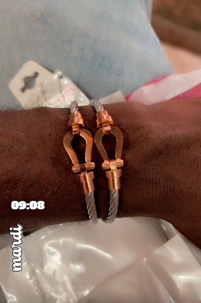 Bracelet câble acier inoxydable