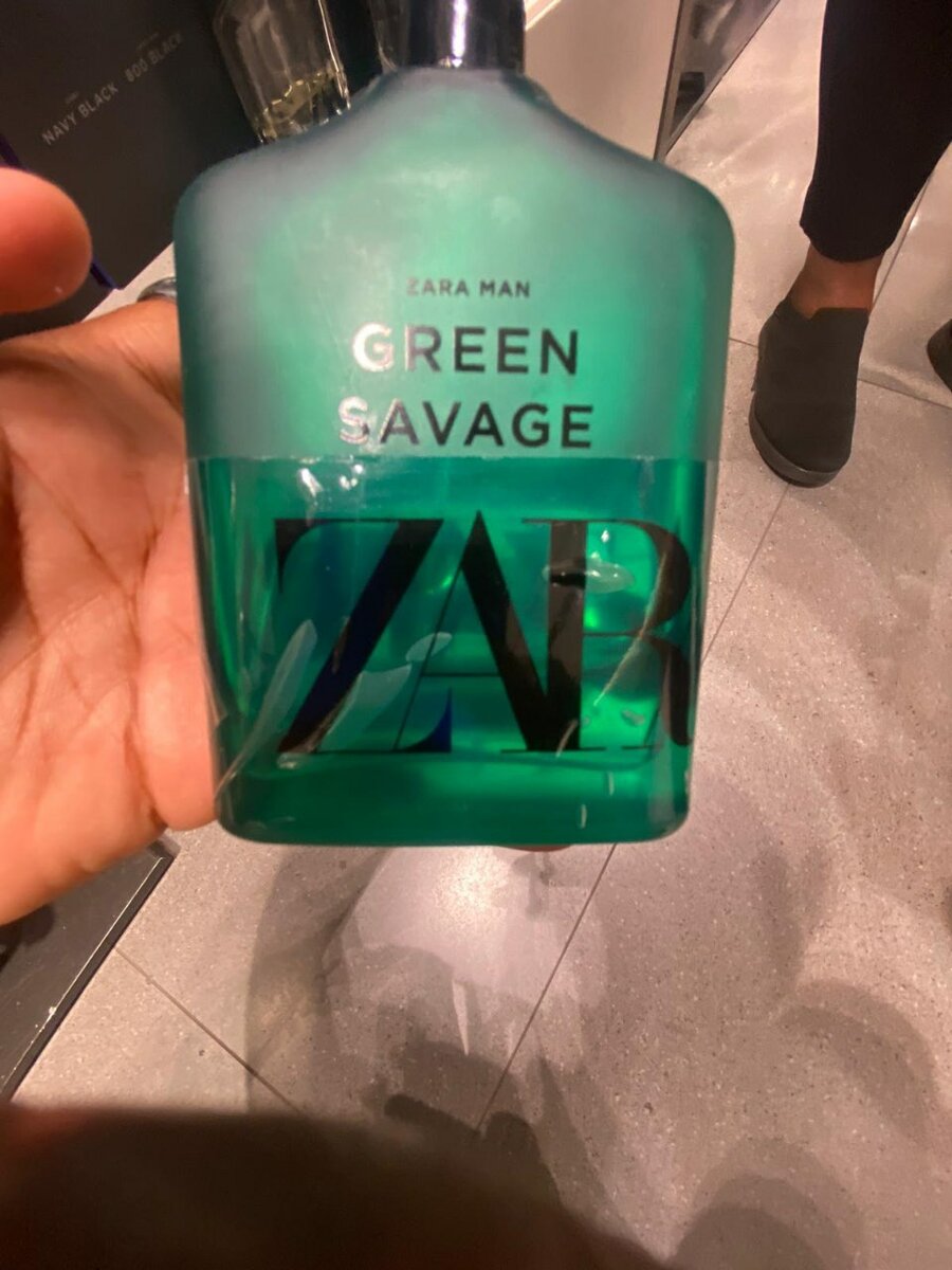 Zara Man Green Savage