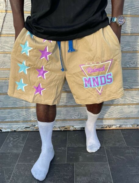 Shorts décontractés étoiles colorées