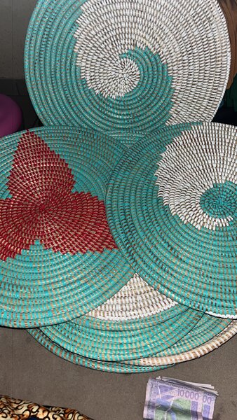 Paniers en osier décoratifs