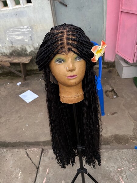 Perruque Tressée Longue