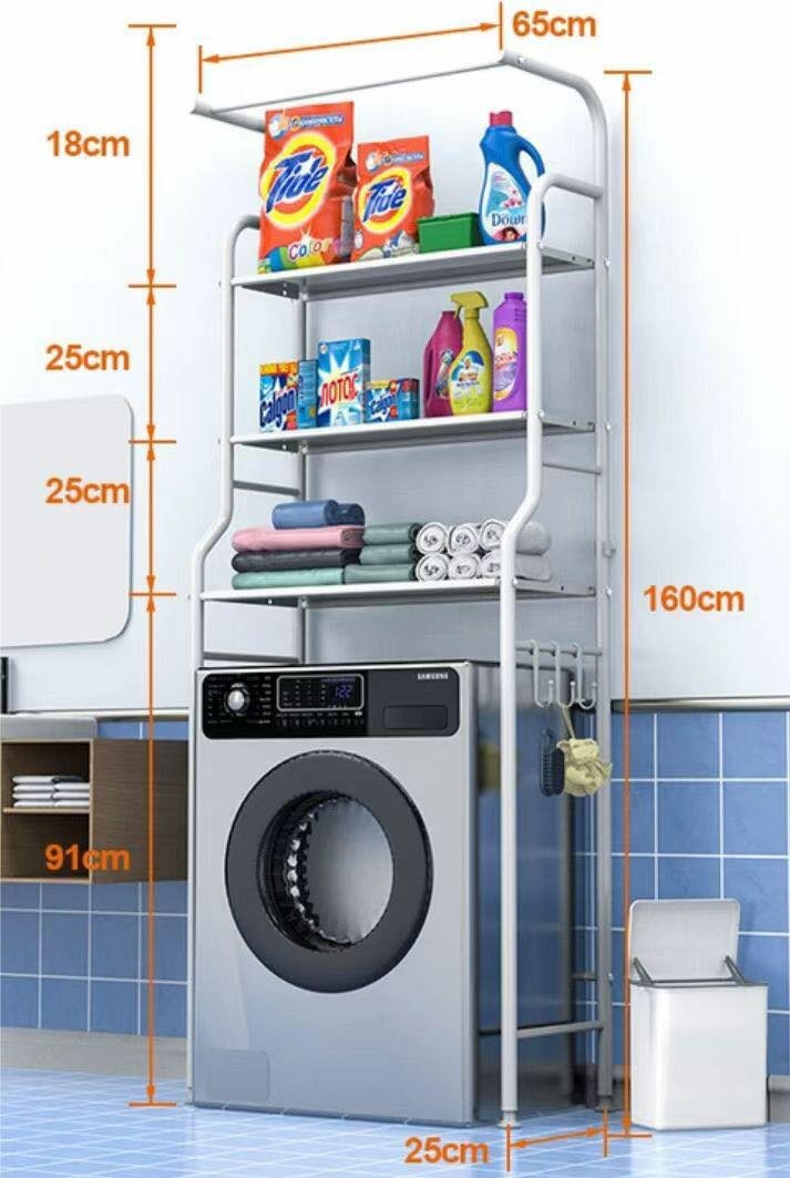 Toilet and washing machine racks