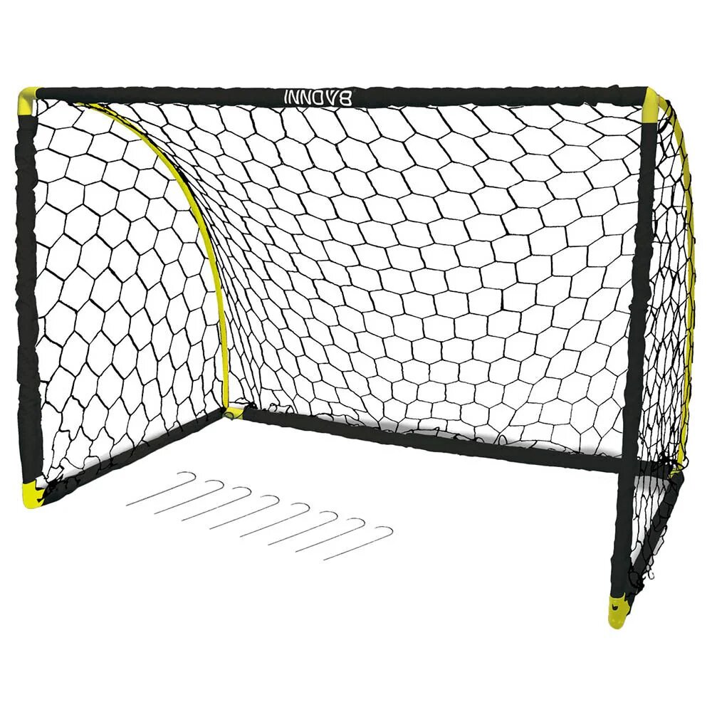 Folding soccer goal set metal frame