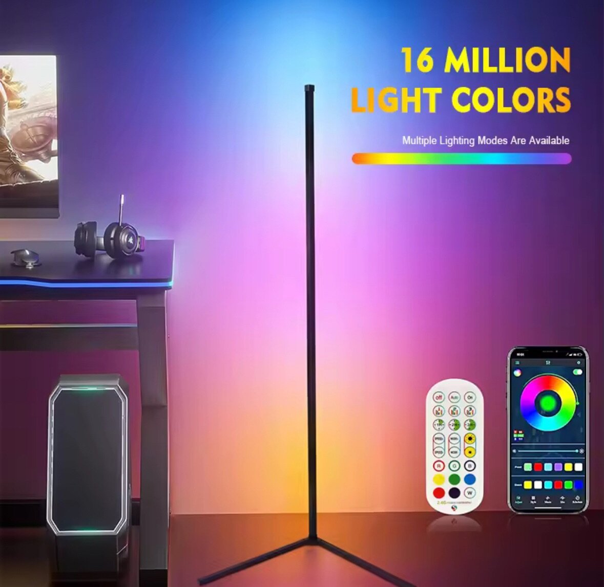 Lampe led RVB d'ambiances