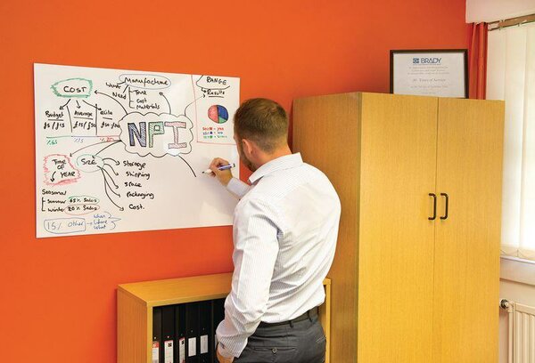 Tableau autocollant à marqueur 