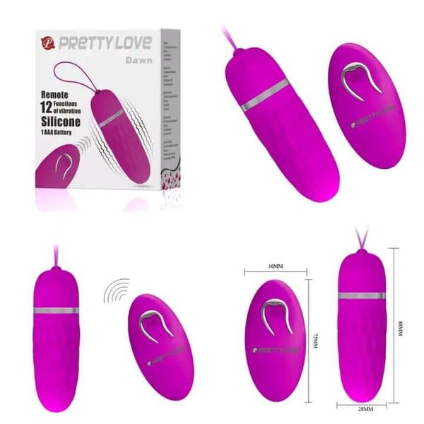 Œuf vibrant télécommandé