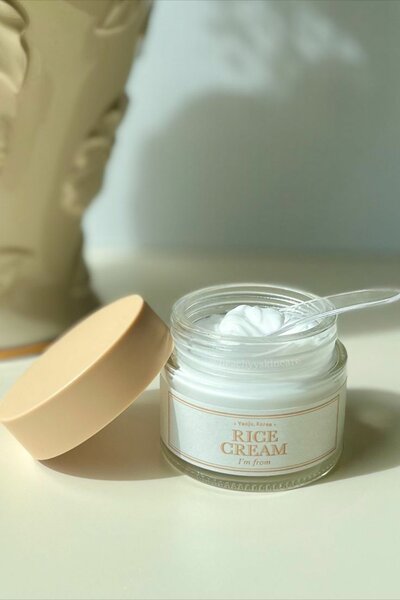 Crème hydratante au riz