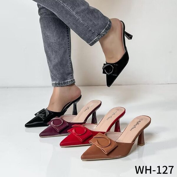 Mules à talons élégantes