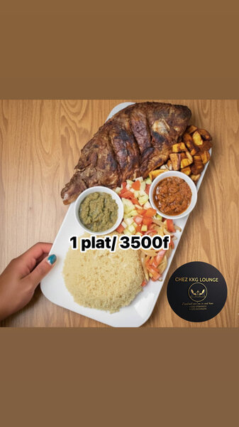 Plat africain complet