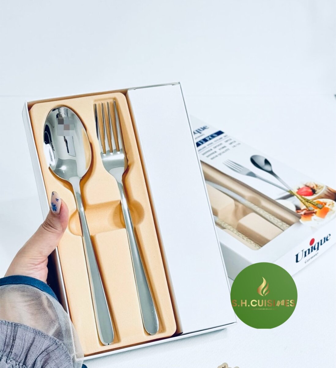 Ensemble de Couverts en Acier