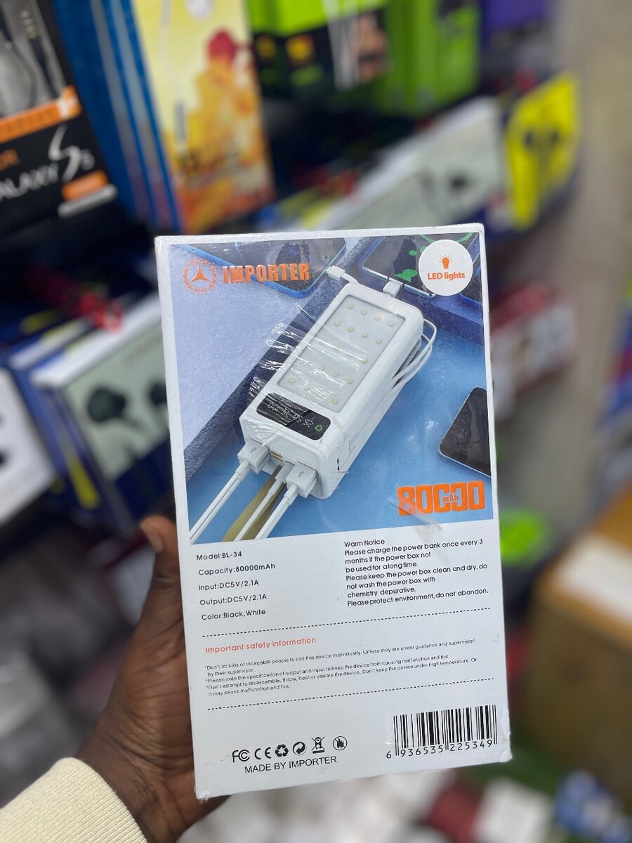 Importer 80,000mAh Authentic Power Bank