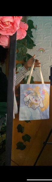 Tote bag à motif animé