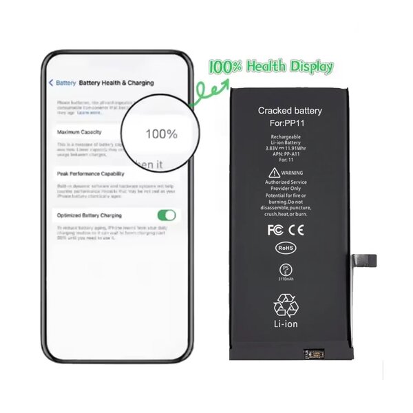 No Pop Up Massage High Quality Mobile Phone Battery