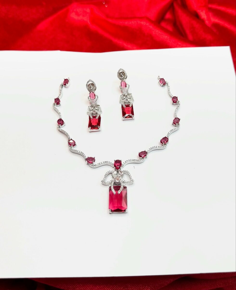 American Diamond 1 karat set