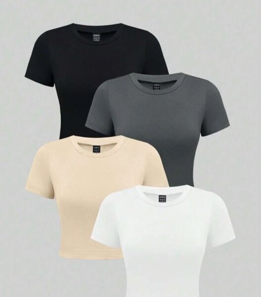 Basic round neck top