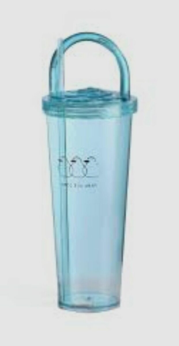 Tasse isotherme avec paille