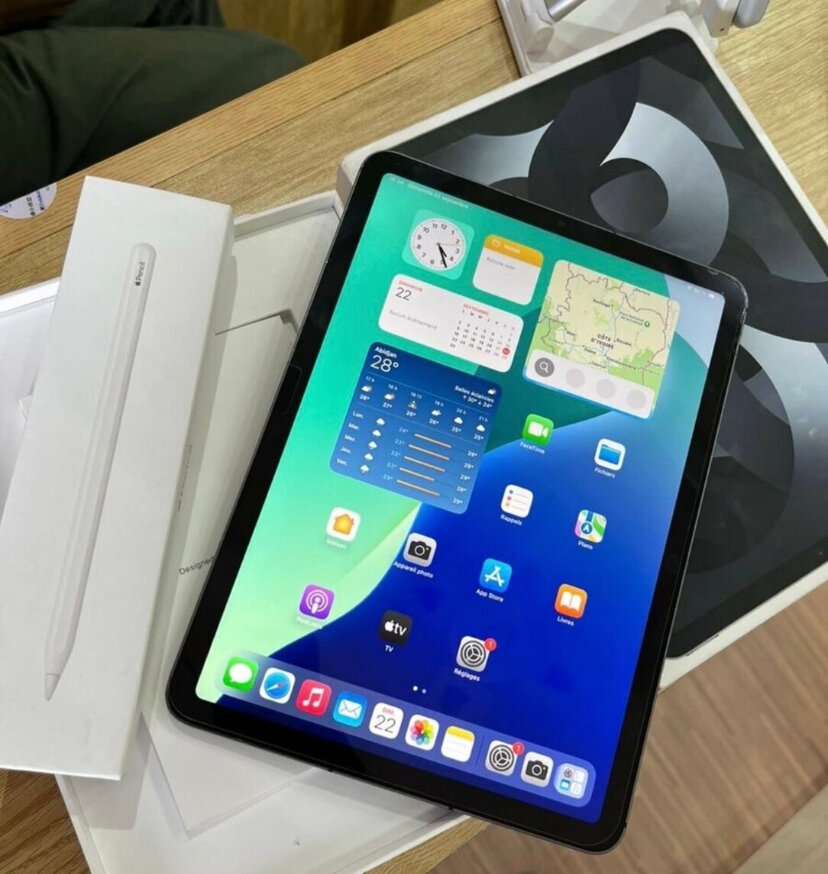 iPad Air avec stylet Apple