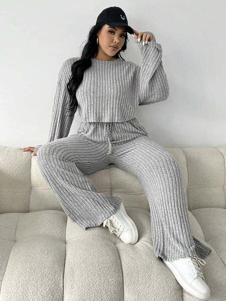 Ensemble Lounge Femme Tricoté