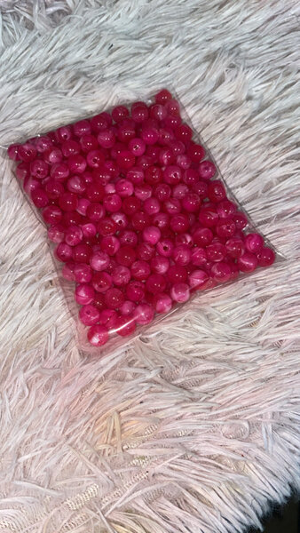 Perles roses pour bijoux