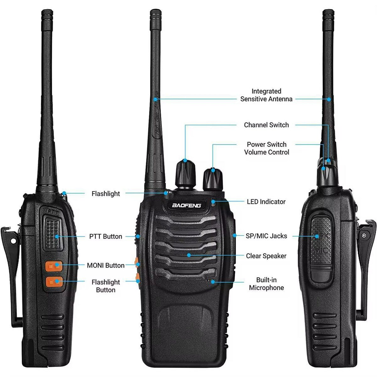 Talkie-Walkie Baofeng BF-888S