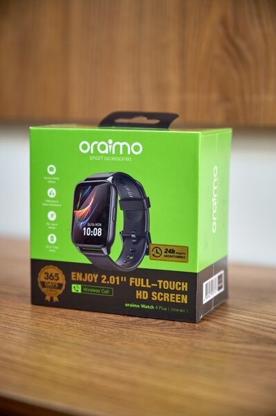 oraimo Watch 4 Plus 2.01 HD IP68 Smart Watch