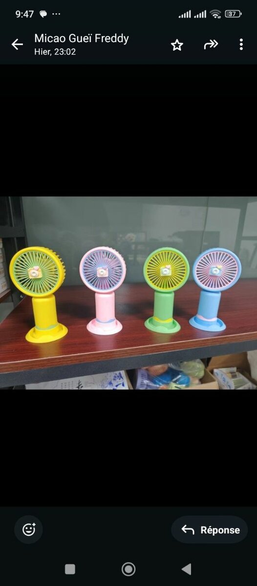 Mini ventilateur USB portatif