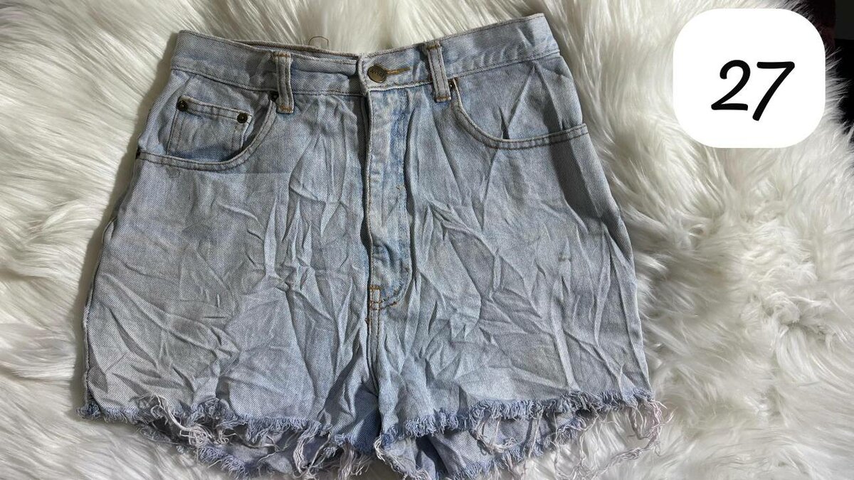 Denim shorts