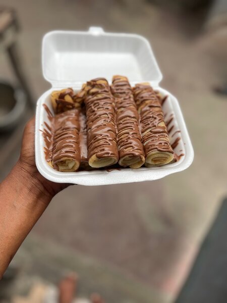 8Crêpes au chocolat