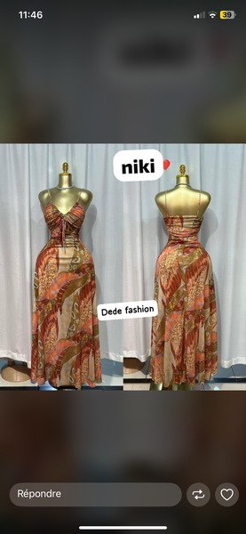 Robe longue bohème chic