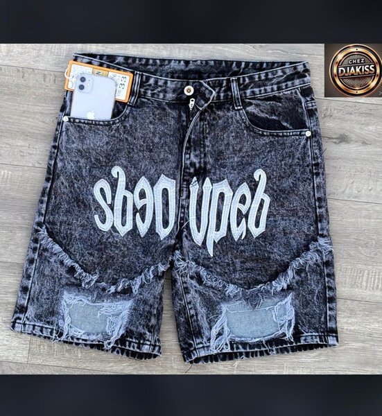 Shorts en jean décontractés