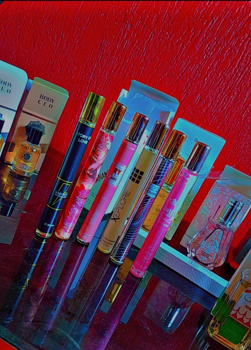 Parfums variés pour hommes et femmes