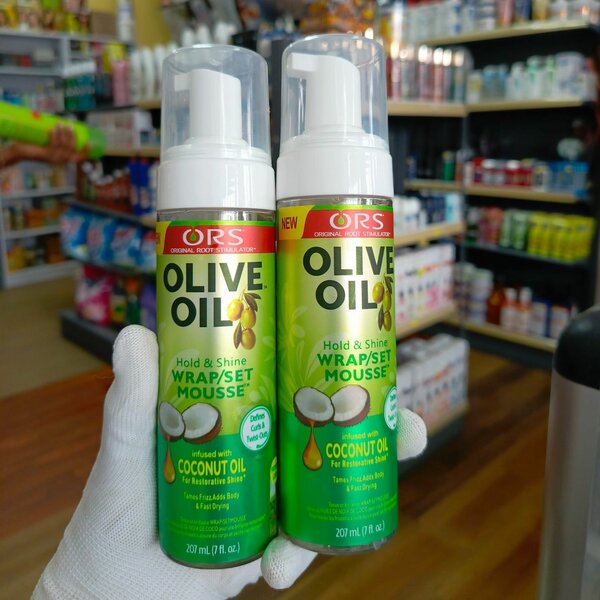 Ors Olive Oil Hold Shine Wrap/Set Mousse - 207ml
