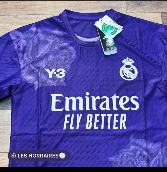 MAILLOT Y-3  REAL MADRID 24/25 AUTHENTIQUE