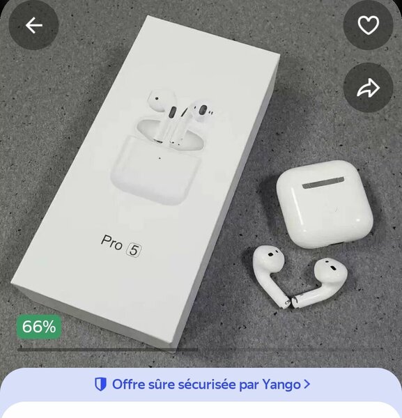 Écouteurs Bluetooth Pro 5